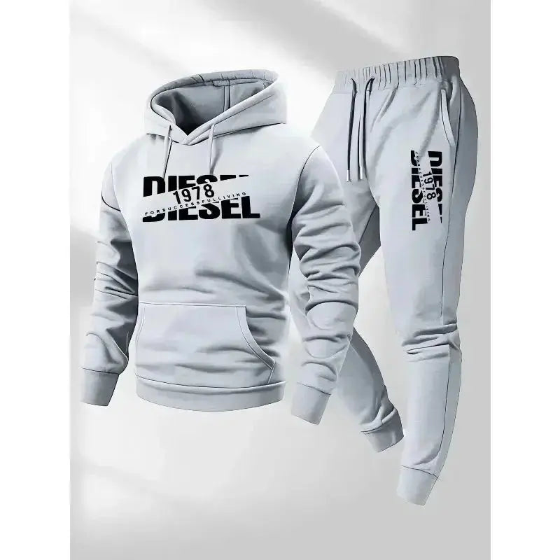 Men's 2-Piece Jogging Set – Hoodie + Pants, S–XXXL